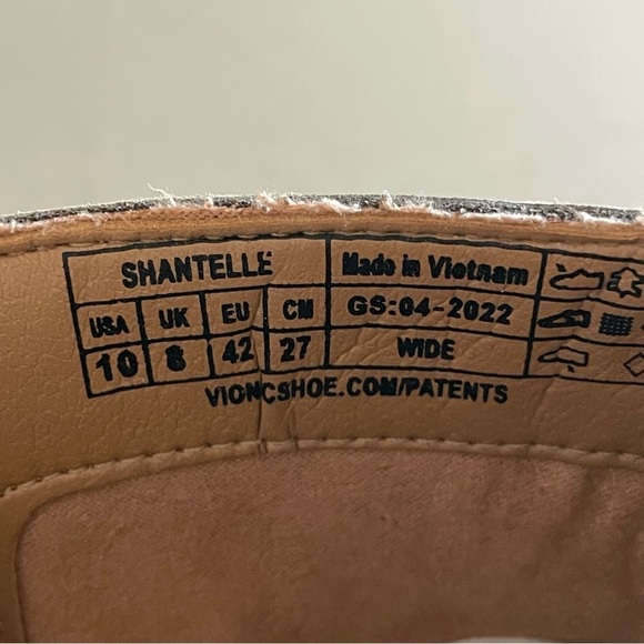 Vionic Shantelle Waterproof Side Zip Nubuck Leather Boots Gray/Green Size 10W - Picture 12 of 13